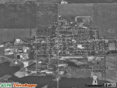 White Pigeon satellite photo by USGS