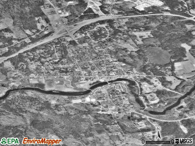 Henniker satellite photo by USGS