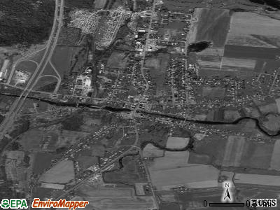 Adams satellite photo by USGS