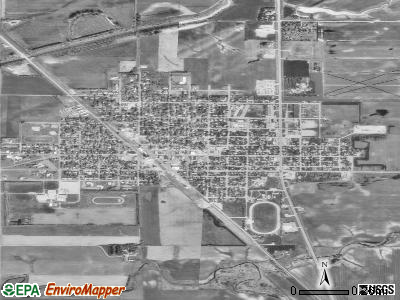 Midway satellite photo by USGS