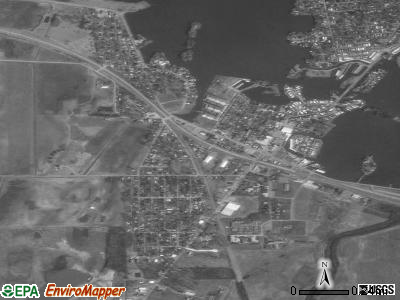 Russells Point satellite photo by USGS