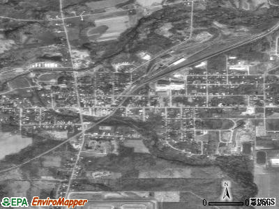 Kingston satellite photo by USGS