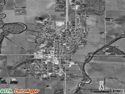 Avoca satellite photo by USGS