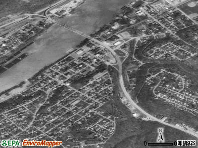 Elizabeth satellite photo by USGS