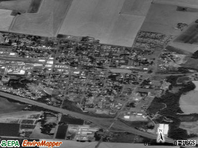 North Plains satellite photo by USGS