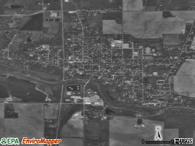 Eaton satellite photo by USGS