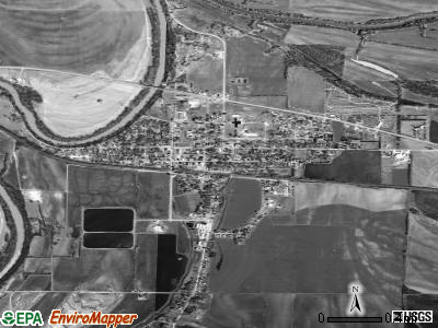 Parkin satellite photo by USGS