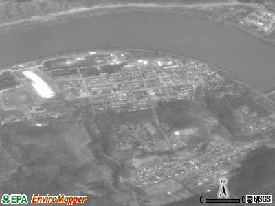 Bel-Nor satellite photo by USGS