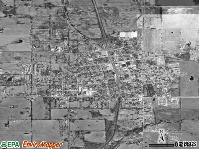 Westville satellite photo by USGS