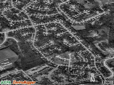 Worthington Hills satellite photo by USGS