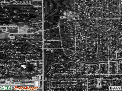 Leland Grove satellite photo by USGS