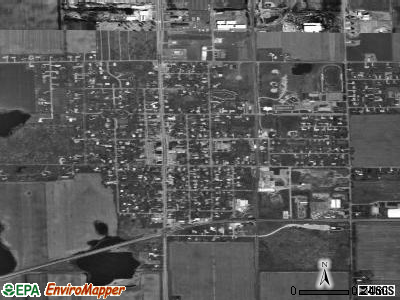 Schoolcraft satellite photo by USGS