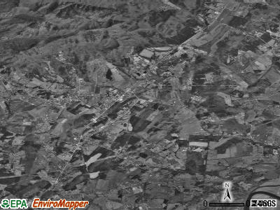Blaine satellite photo by USGS