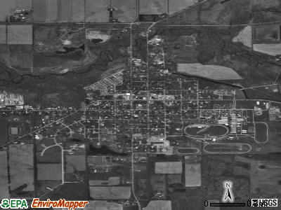 Centreville satellite photo by USGS