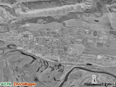 Kremmling satellite photo by USGS