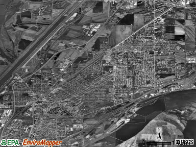 Granite City satellite photo by USGS
