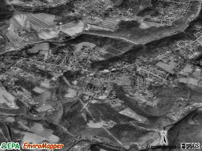 Baidland satellite photo by USGS