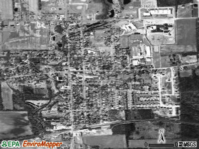 Poultney satellite photo by USGS