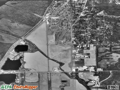 North Pekin satellite photo by USGS