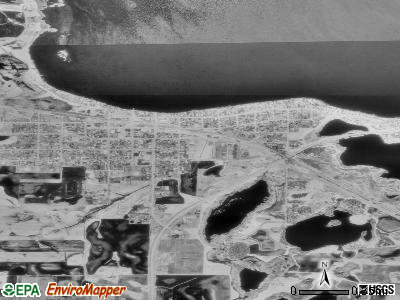 Osakis satellite photo by USGS