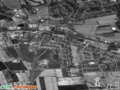 Rheems satellite photo by USGS