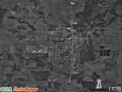 Comanche satellite photo by USGS