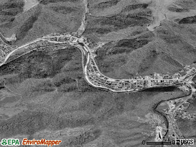 Oceana satellite photo by USGS