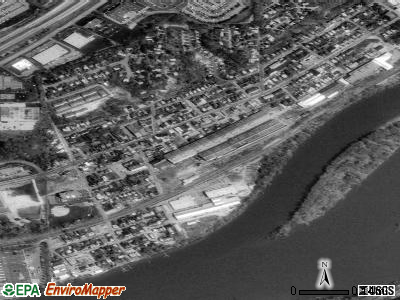 Blawnox satellite photo by USGS