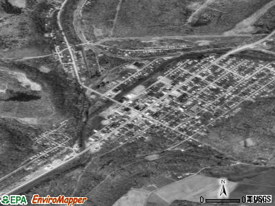Clymer satellite photo by USGS