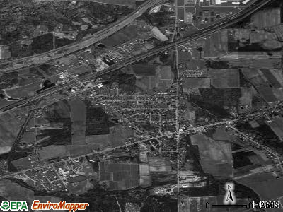 Brocton satellite photo by USGS