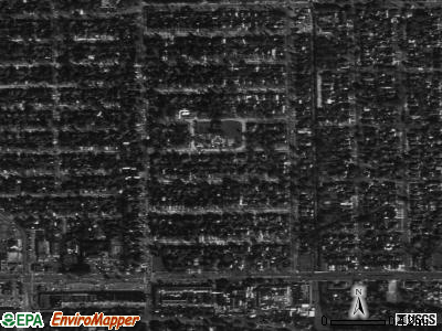 Southside Place satellite photo by USGS