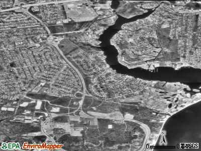 Great River satellite photo by USGS