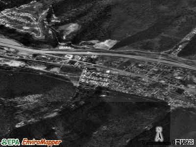Osburn satellite photo by USGS
