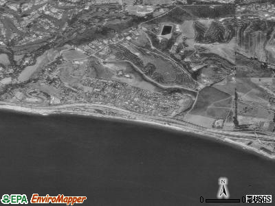 Summerland satellite photo by USGS