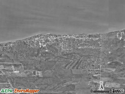 Geneva-on-the-Lake satellite photo by USGS