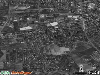 Linntown satellite photo by USGS