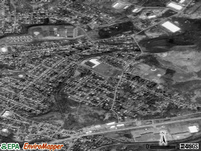 Hughestown satellite photo by USGS