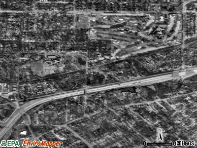 Oakland satellite photo by USGS