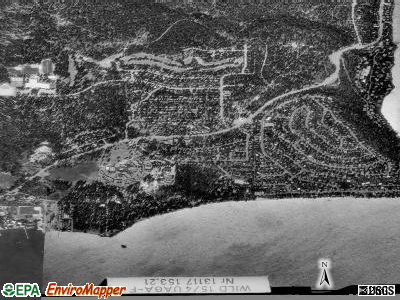 Dollar Point satellite photo by USGS