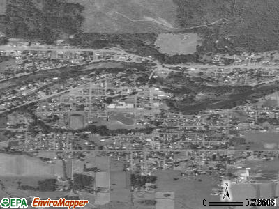 Mill City satellite photo by USGS