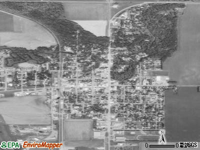 Cavalier satellite photo by USGS