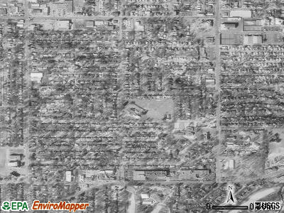 Au Sable satellite photo by USGS