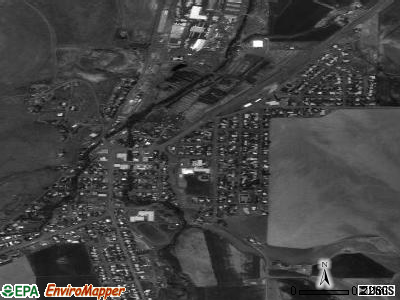 Pilot Rock satellite photo by USGS