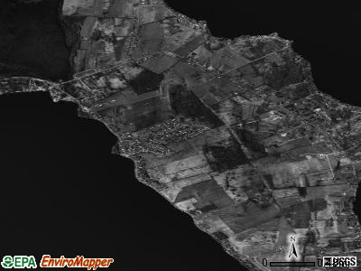 Cumberland Head satellite photo by USGS