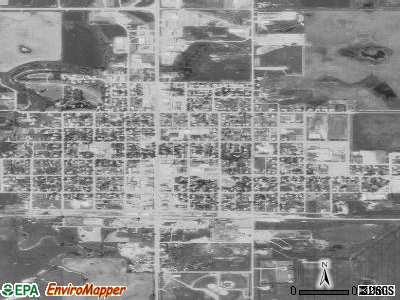 Henderson satellite photo by USGS