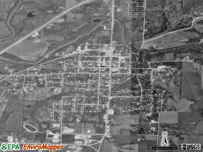 Paris satellite photo by USGS