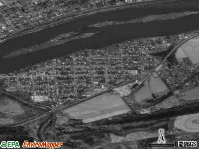 Nescopeck satellite photo by USGS