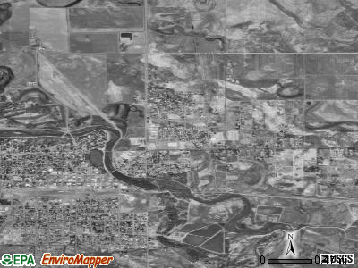 Alamosa East satellite photo by USGS