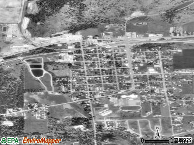 Kettle Falls satellite photo by USGS