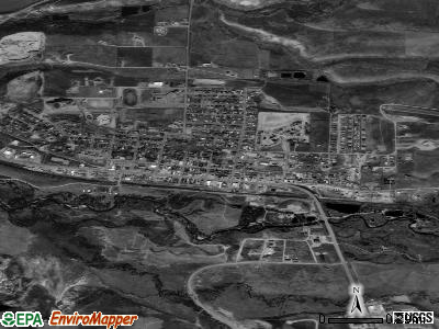 South Gull Lake satellite photo by USGS